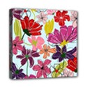 Flower pattern Mini Canvas 8  x 8  (Stretched) View1