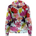 Flower pattern Women s Pullover Hoodie View2