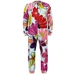 Flower Pattern Onepiece Jumpsuit (men) 