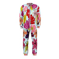 Flower Pattern Onepiece Jumpsuit (kids)