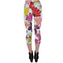 Flower pattern Capri Leggings  View2