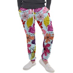 Flower Pattern Men s Jogger Sweatpants by Galinka