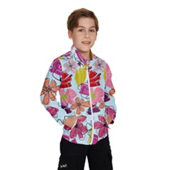 Flower Pattern Kids  Windbreaker