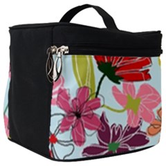 Flower Pattern Make Up Travel Bag (big)