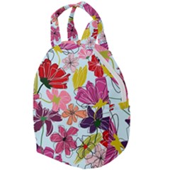 Flower Pattern Travel Backpacks by Galinka