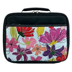 Flower Pattern Lunch Bag