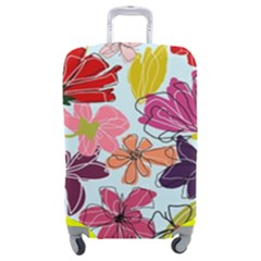 Flower Pattern Luggage Cover (medium) by Galinka