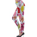 Flower pattern Lightweight Velour Leggings View3