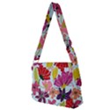 Flower pattern Full Print Messenger Bag (M) View2