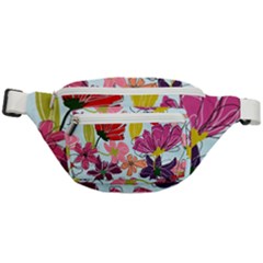 Flower Pattern Fanny Pack by Galinka