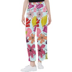 Flower Pattern Women s Pants  by Galinka