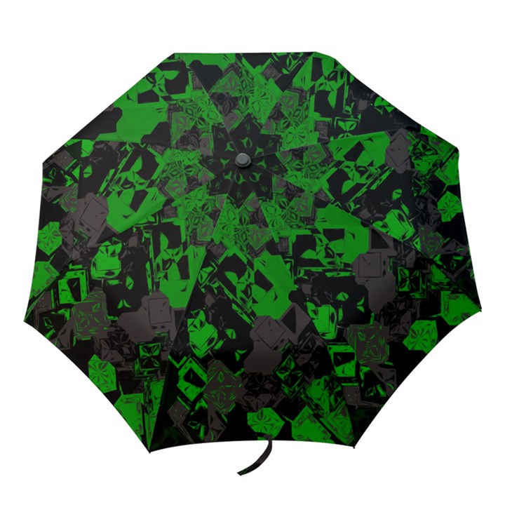 Cyber Camo Folding Umbrellas