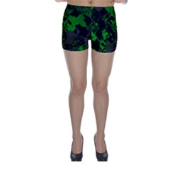 Cyber Camo Skinny Shorts by MRNStudios