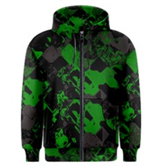 Cyber Camo Men s Zipper Hoodie by MRNStudios