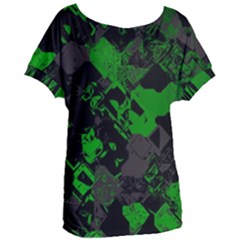 Cyber Camo Women s Oversized Tee by MRNStudios