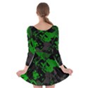 Cyber Camo Long Sleeve Skater Dress View2