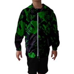 Cyber Camo Kids  Hooded Windbreaker by MRNStudios