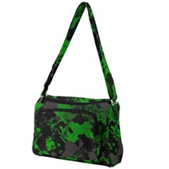 Cyber Camo Front Pocket Crossbody Bag by MRNStudios