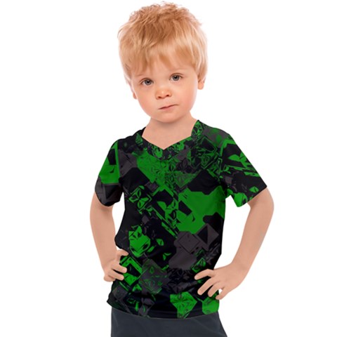 Cyber Camo Kids  Sports Tee by MRNStudios