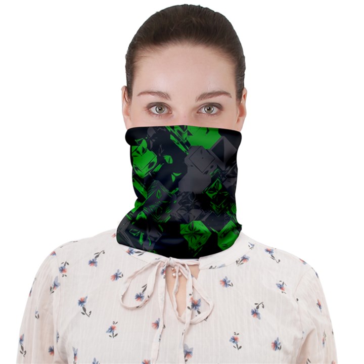 Cyber Camo Face Covering Bandana (Adult)