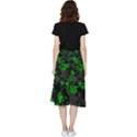 Cyber Camo Frill Hi Low Chiffon Skirt View2