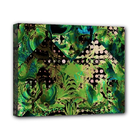 Peacocks And Pyramids Canvas 10  X 8  (stretched) by MRNStudios