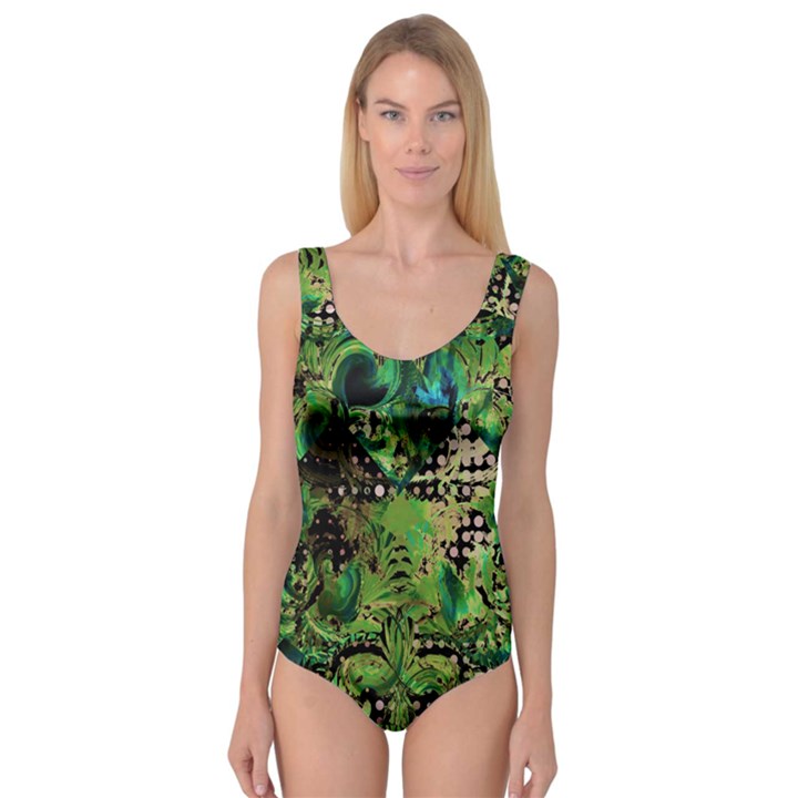 Peacocks And Pyramids Princess Tank Leotard 