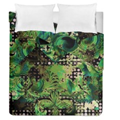 Peacocks And Pyramids Duvet Cover Double Side (queen Size) by MRNStudios