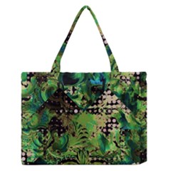 Peacocks And Pyramids Zipper Medium Tote Bag by MRNStudios