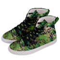 Peacocks And Pyramids Women s Hi-Top Skate Sneakers View2