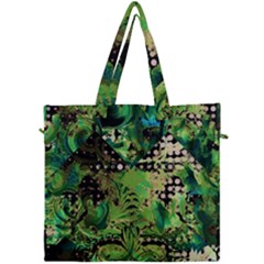 Peacocks And Pyramids Canvas Travel Bag by MRNStudios