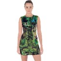 Peacocks And Pyramids Lace Up Front Bodycon Dress View1