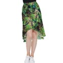 Peacocks And Pyramids Frill Hi Low Chiffon Skirt View1