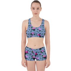 Delicate Peonies Work It Out Gym Set by SychEva