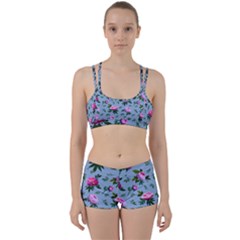 Delicate Peonies Perfect Fit Gym Set by SychEva