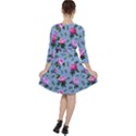 Delicate Peonies Ruffle Dress View2