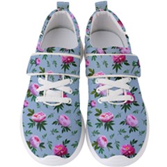 Delicate Peonies Men s Velcro Strap Shoes by SychEva