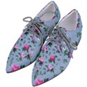 Delicate Peonies Pointed Oxford Shoes View2