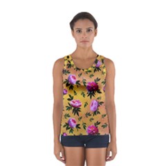 Delicate Peonies Sport Tank Top  by SychEva