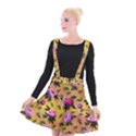 Delicate Peonies Suspender Skater Skirt View1