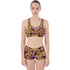 Delicate Peonies Work It Out Gym Set by SychEva