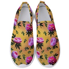 Delicate Peonies Men s Slip On Sneakers by SychEva