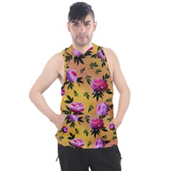 Delicate Peonies Men s Sleeveless Hoodie by SychEva