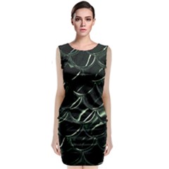 Dragon Scales Classic Sleeveless Midi Dress by PollyParadise