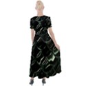 Dragon_Scales Button Up Short Sleeve Maxi Dress View2