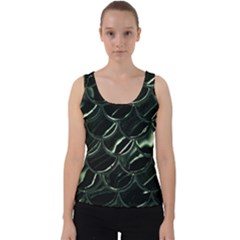 Dragon Scales Velvet Tank Top by PollyParadise