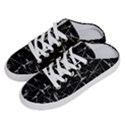 Black And White Splatter Abstract Print Half Slippers View2