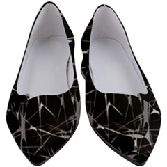 Black And White Splatter Abstract Print Women s Block Heels  by dflcprintsclothing