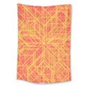 Orange/Yellow Line Pattern Large Tapestry View1