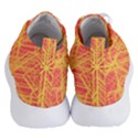 Orange/Yellow Line Pattern Women s Lightweight High Top Sneakers View4